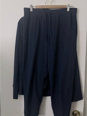 Quince Large SuperSoft Zip Up Hoodie and Matching Jogger Set